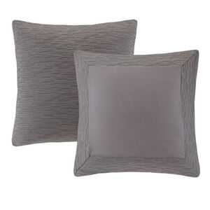 NATORI Hanae Grey Euro Sham 26in x 26in